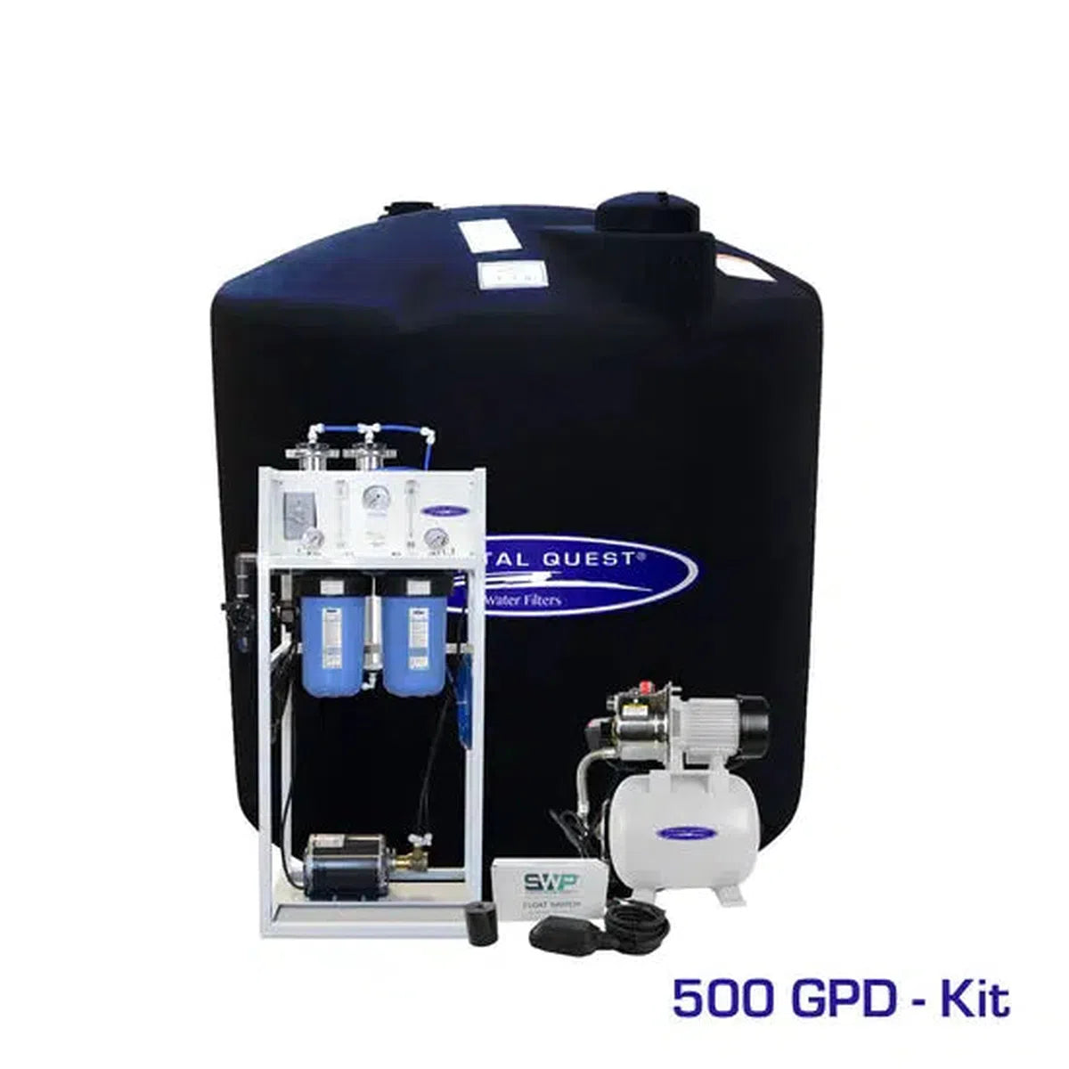 Crystal Quest 500 GPD 220 GALlon Commercial Mid-flow Reverse Osmosis System