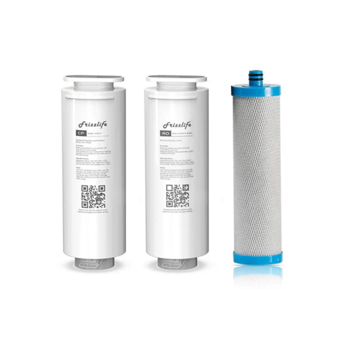 Frizzlife PD600 Tankless Reverse Osmosis System - Replacement Filters/Pack