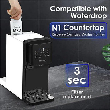 Waterdrop MRO Filter for WD-N1-W Countertop RO Water Filtration System - 3 Seconds Filter Replacement