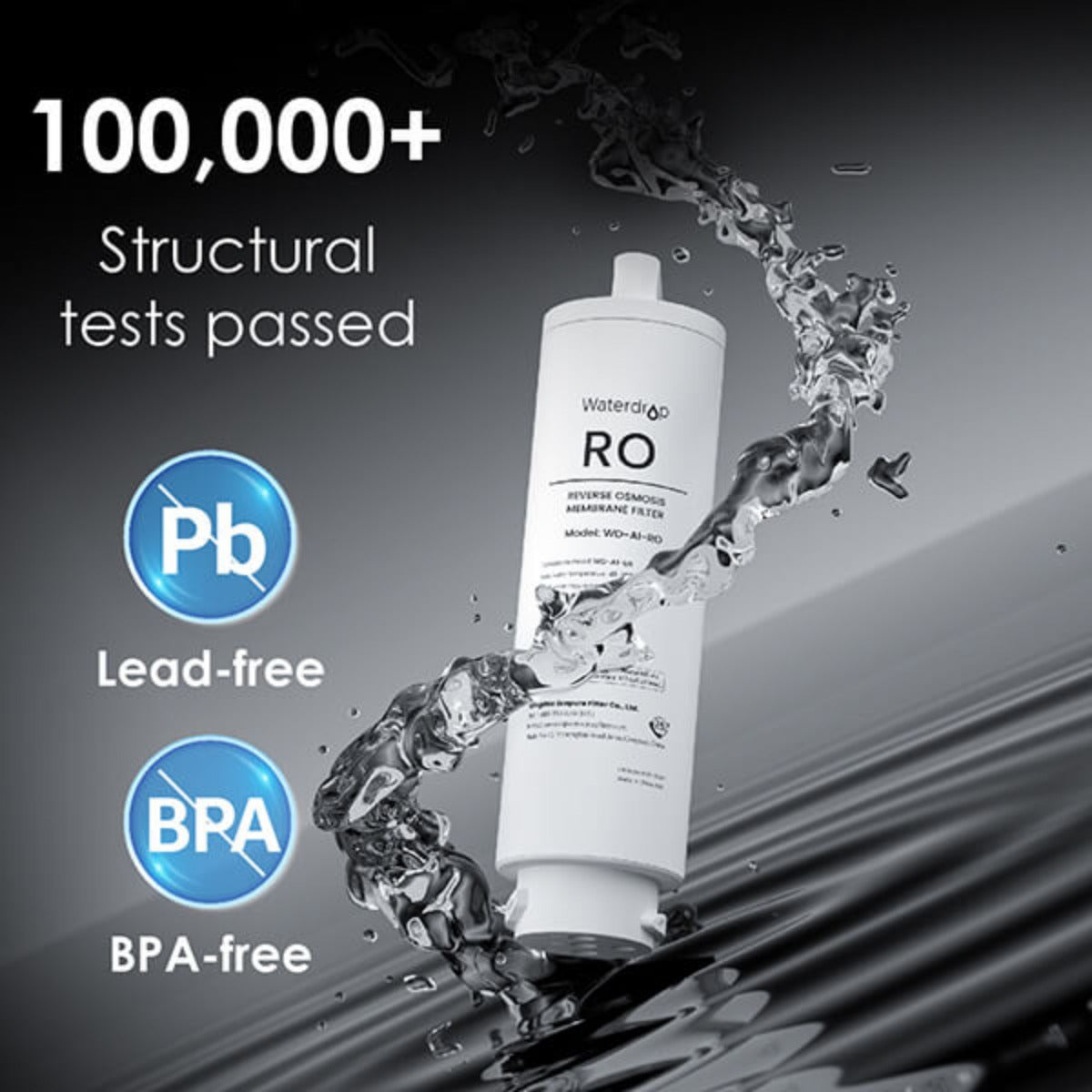 Waterdrop WD-A1-RO Filter for A1 RO Hot & Cold Water System - High-Quality Replacement Filter