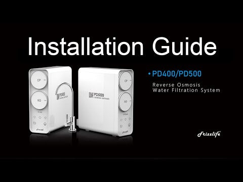 Frizzlife PD400 Tankless Reverse Osmosis System - 400 GPD Installation Video