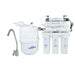 13 Stage Reverse Osmosis System Under Sink Water Filter – 3000C with Faucet Front View Studio Image