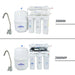 16 Stage Reverse Osmosis System Under Sink Water Filter 2000M & 2000MP - Both RO System Shown