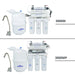 16 Stage Reverse Osmosis Under Sink Water Filter System 3000M & 3000MP - Both RO System Shown