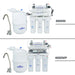 17 Stage Reverse Osmosis System Under Sink Water Filter 4000M & 4000MP - Both RO System Shown