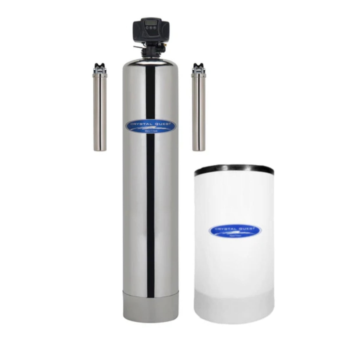45,000 Grain Water Softener in Stainless Steel