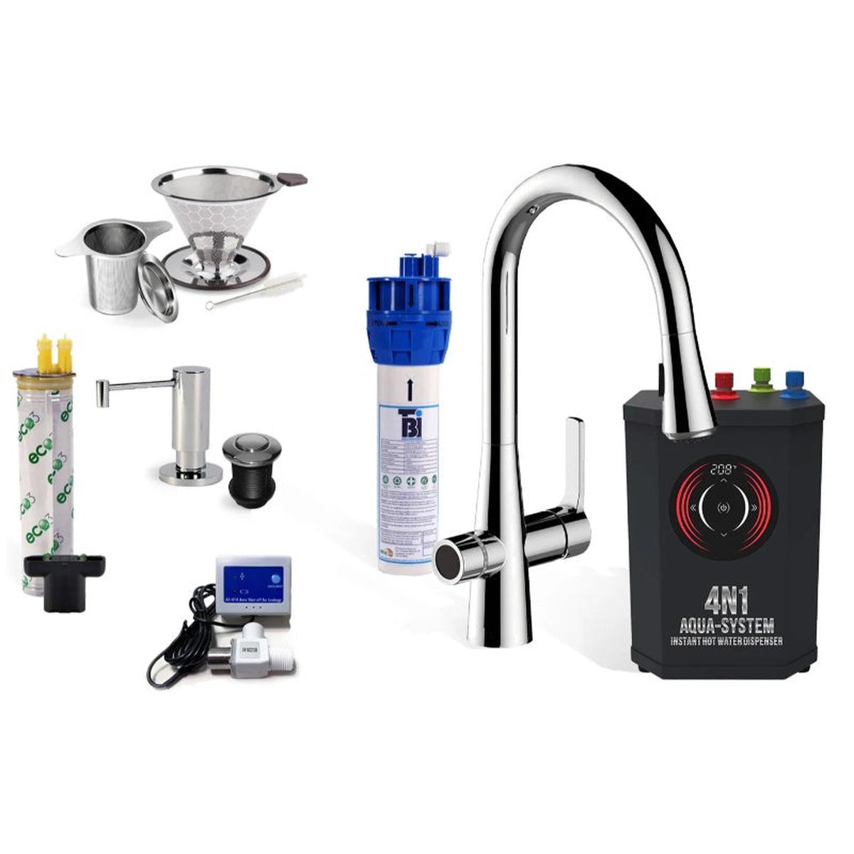 AquaNuTech 4N1 Aqua-System Plus Bundle Classic Chrome