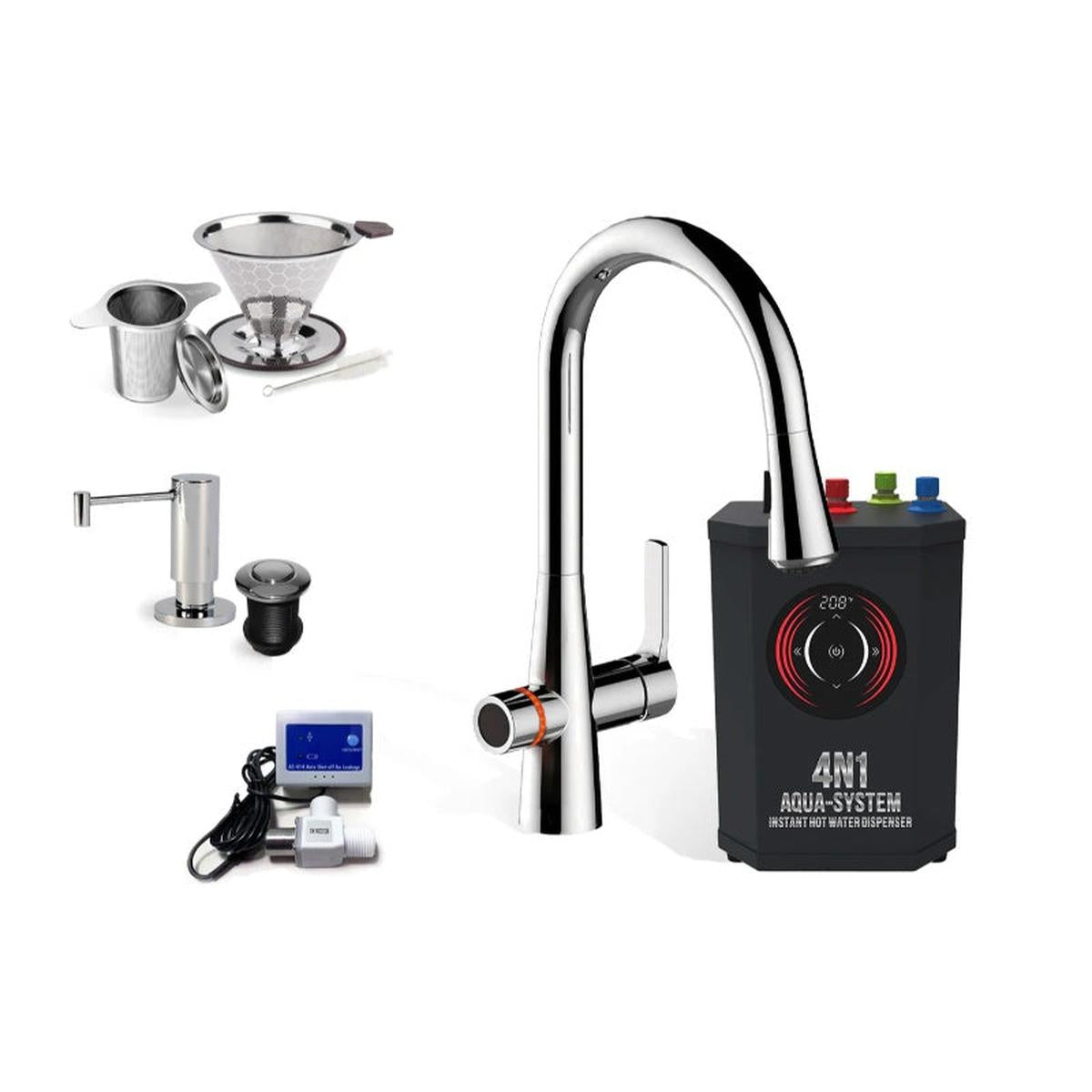 AquaNuTech 4N1 Aqua-System Standard Bundle Classic Chrome