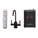 AquaNuTech Digital Instant Hot & Cold Water Dispenser Contemporary C-Spout Matte Black