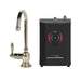 AquaNuTech Digital Instant Hot & Cold Water Dispenser Traditional C-Spout Polished Nickel