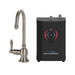 AquaNuTech Digital Instant Hot Water Dispenser Traditional C-Spout Brushed Nickel