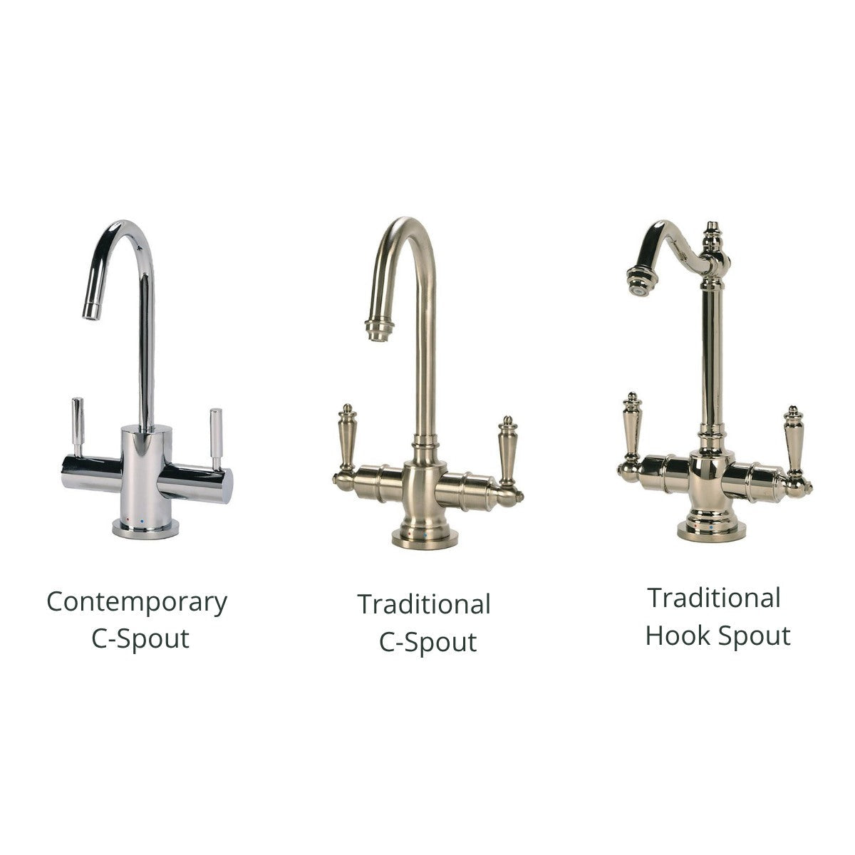 AquaNuTech available faucets to choose from