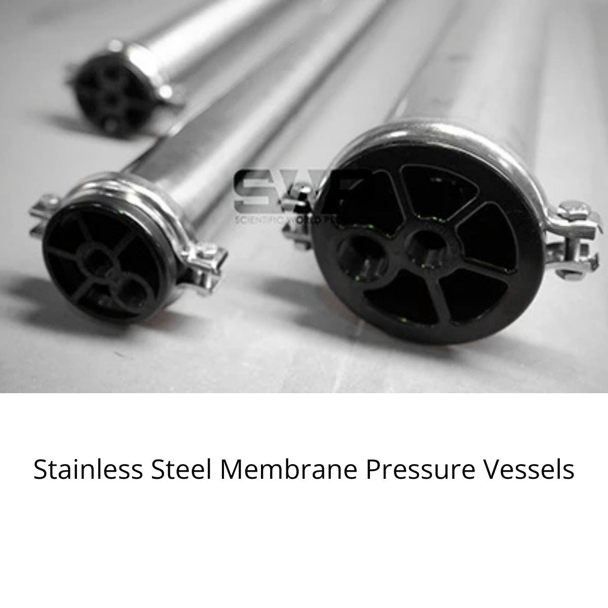 Commercial High-Flow Reverse Osmosis System -  Stainless Steel Membrane Pressure Vessels