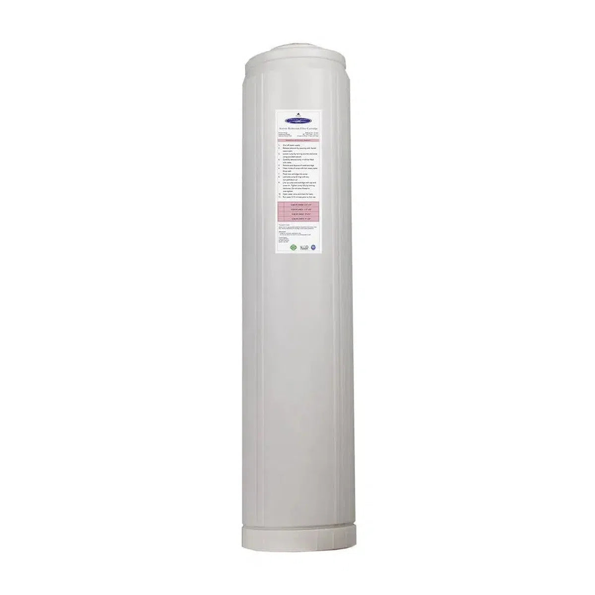 Crystal Quest Arsenic Removal Filter Cartridge 4-5/8" x 20"