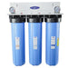 Crystal Quest Big Blue Whole House Water Filter Alkalizer Triple