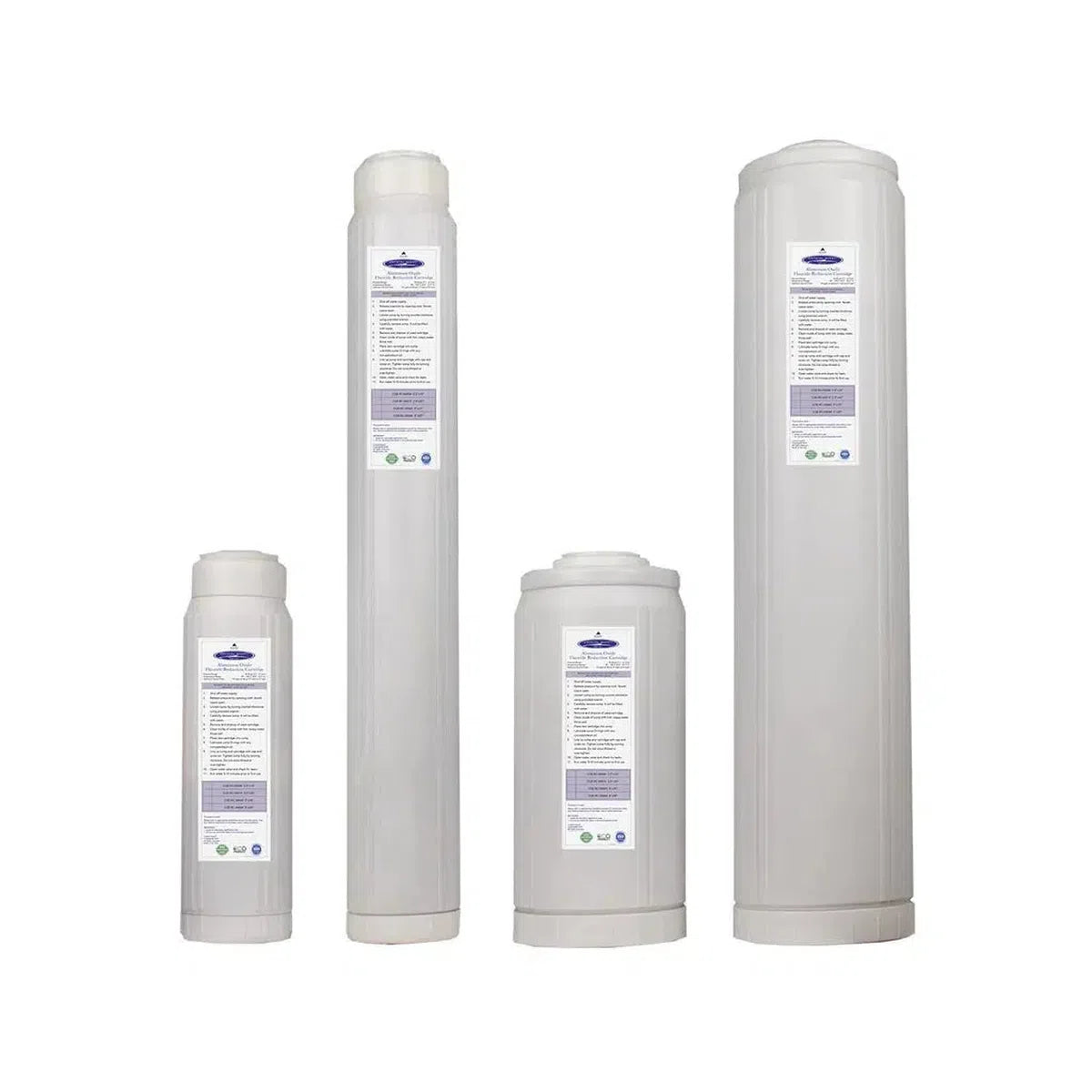 Crystal Quest Calcium GAC Fluoride Reduction Filter Cartridge All Sizes
