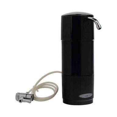 Crystal Quest Disposable Countertop Water Filter System Black