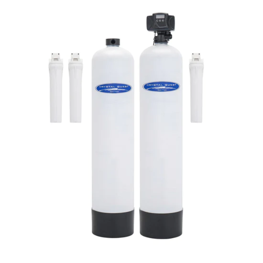 Crystal Quest Eagle Whole House Water Filter (Alkalizing) Add Salt Free Softener Fiberglass