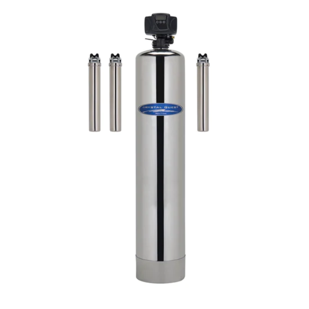 Crystal Quest Eagle Whole House Water Filter (Alkalizing) Standalone Stainless Steel