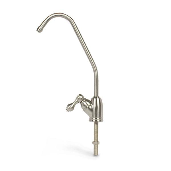 Crystal Quest Faucet with 1/4" tube (European Handle) Crome