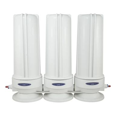 Crystal Quest Fluoride Removal Inline Water Filter System Triple