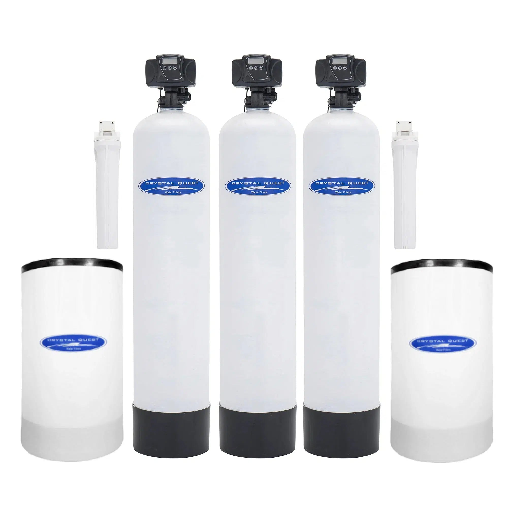 Crystal Quest Nitrate Whole House Water Filter Add SMART Filter and Softener Fiberglass