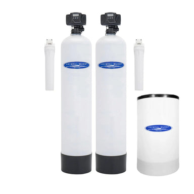Crystal Quest Nitrate Whole House Water Filter Add Softener Fiberglass 