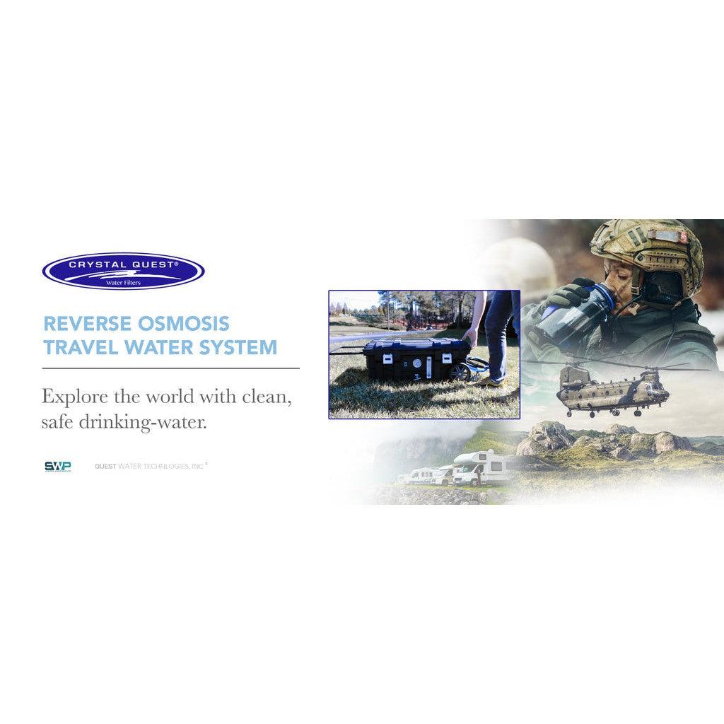 Crystal Quest Off-Grid, Portable Reverse Osmosis Travel Water System Explore Clean Water