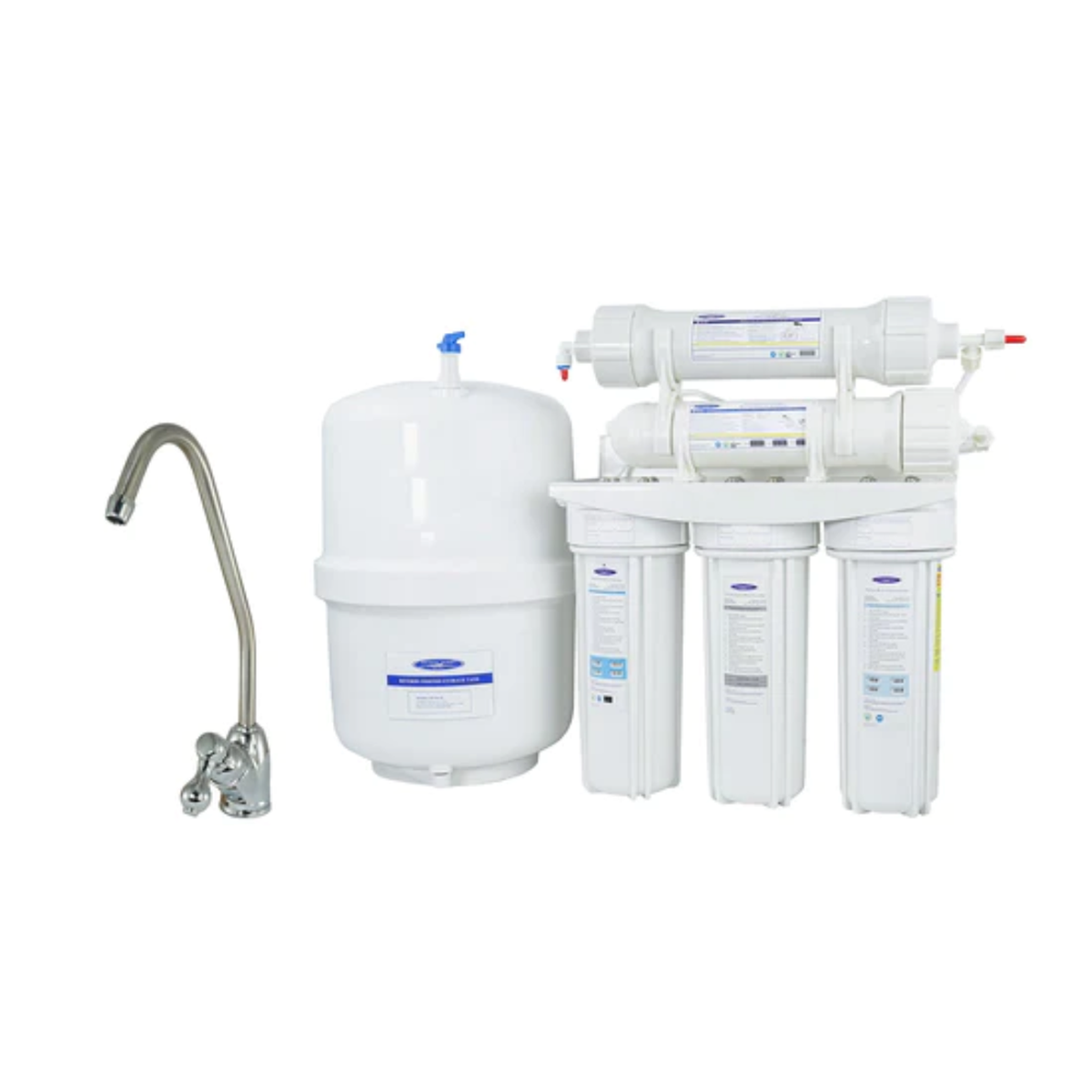 Crystal Quest Reverse Osmosis Under Sink Water Filter - 1000M WIth Faucet