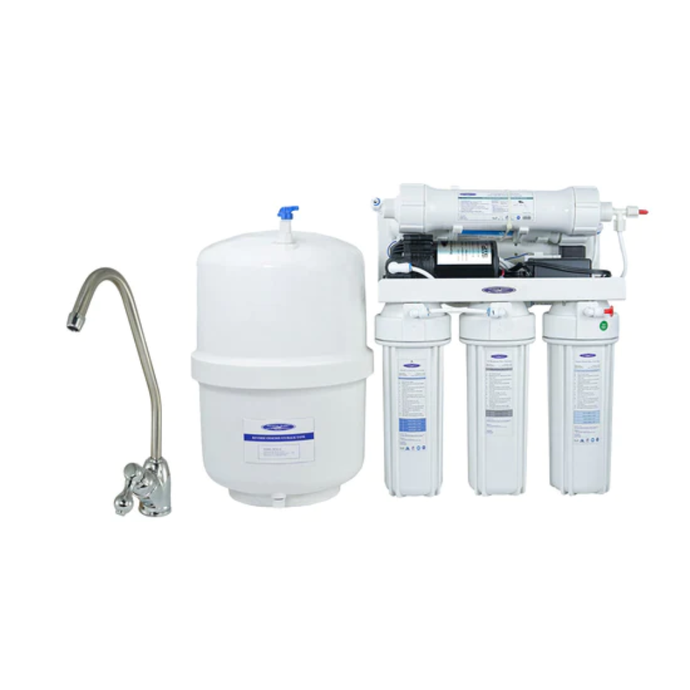 Crystal Quest Reverse Osmosis Under Sink Water Filter - 1000MP With Faucet