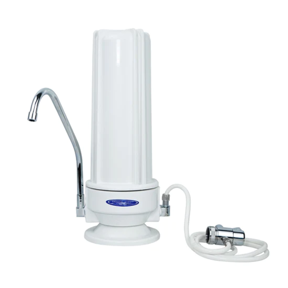 Crystal Quest SMART Countertop Water Filter System Polypropylene Single