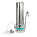 Crystal Quest SMART Countertop Water Filter System Stainless Steel Single