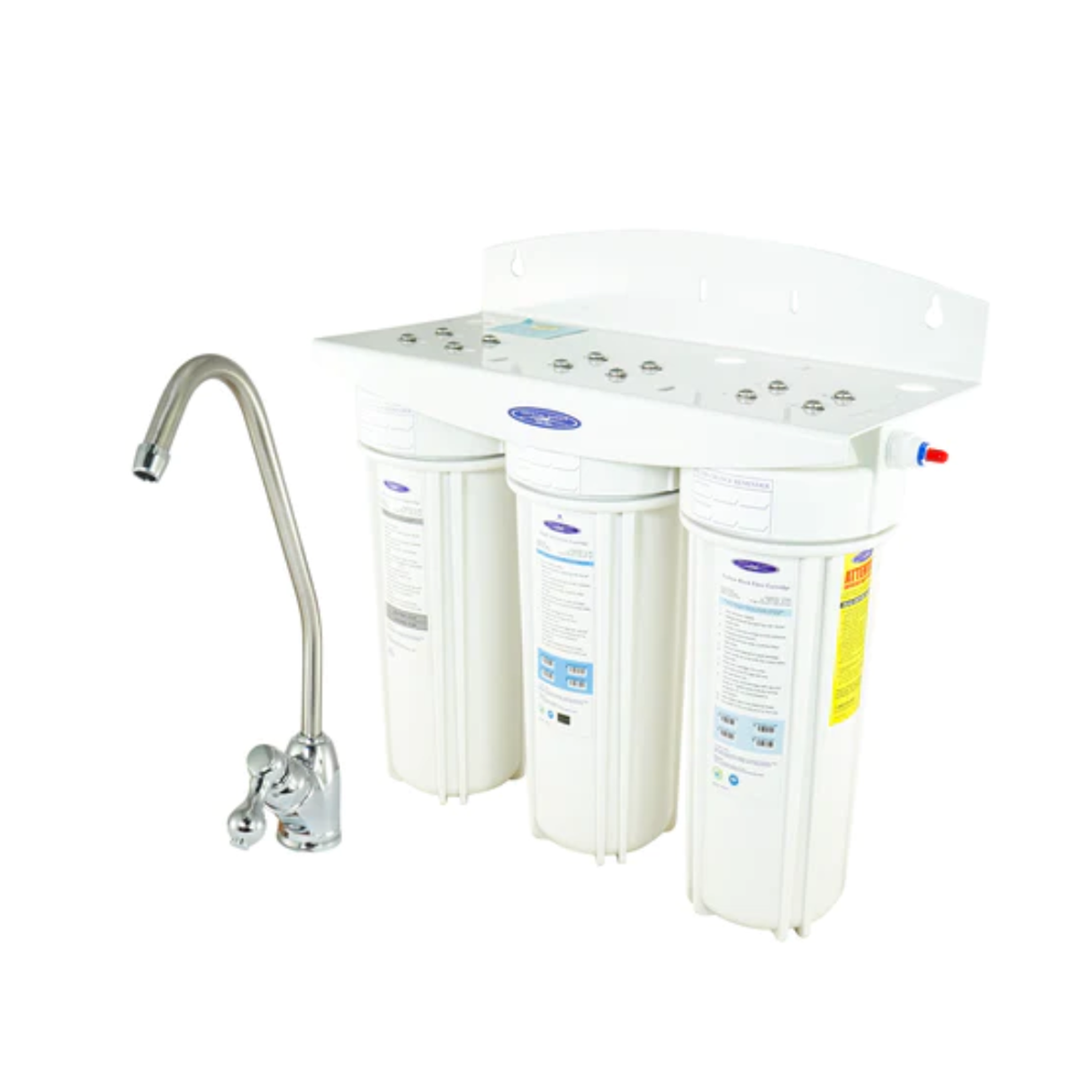 Crystal Quest SMART Under Sink Water Filter System Triple