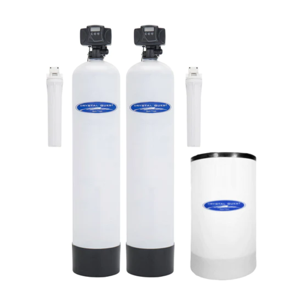 Crystal Quest Tannin Whole House Water Filter Fiberglass Double
