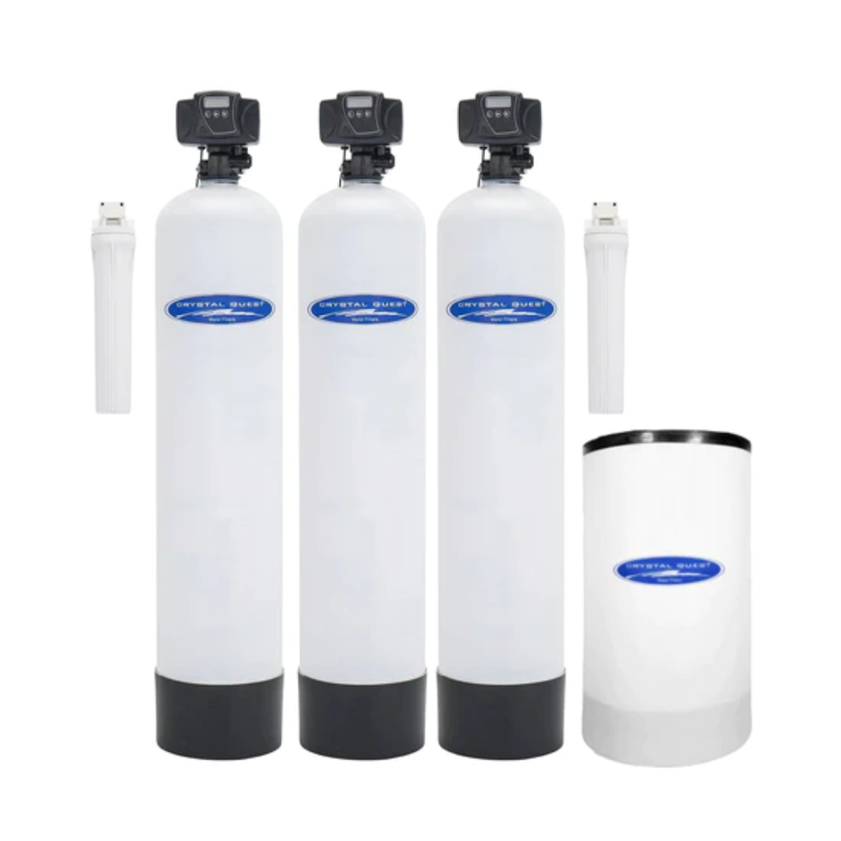 Crystal Quest Tannin Whole House Water Filter Fiberglass Triple