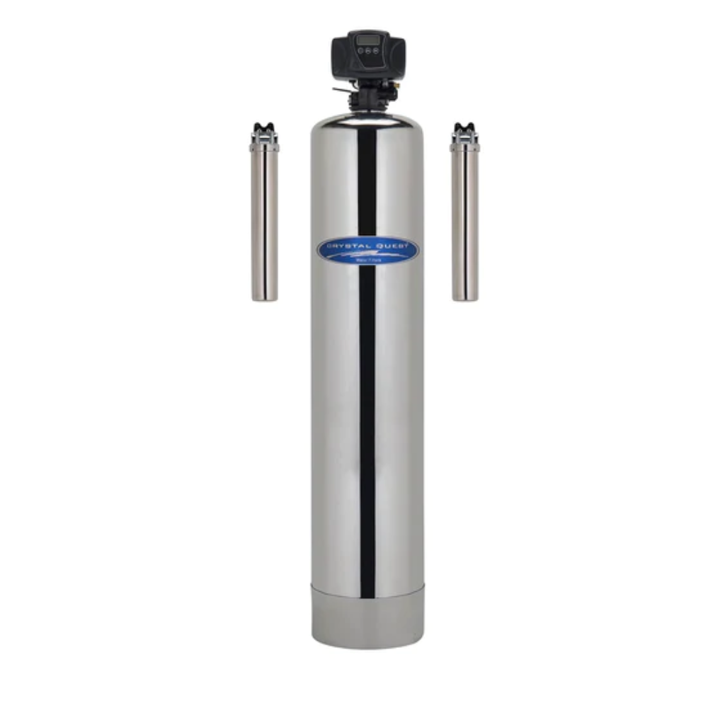Crystal Quest Turbidity Whole House Water Filter Stainless Steel Standalone