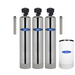 Crystal Quest Turbidity Whole House Water Filter Stainless Steel Triple
