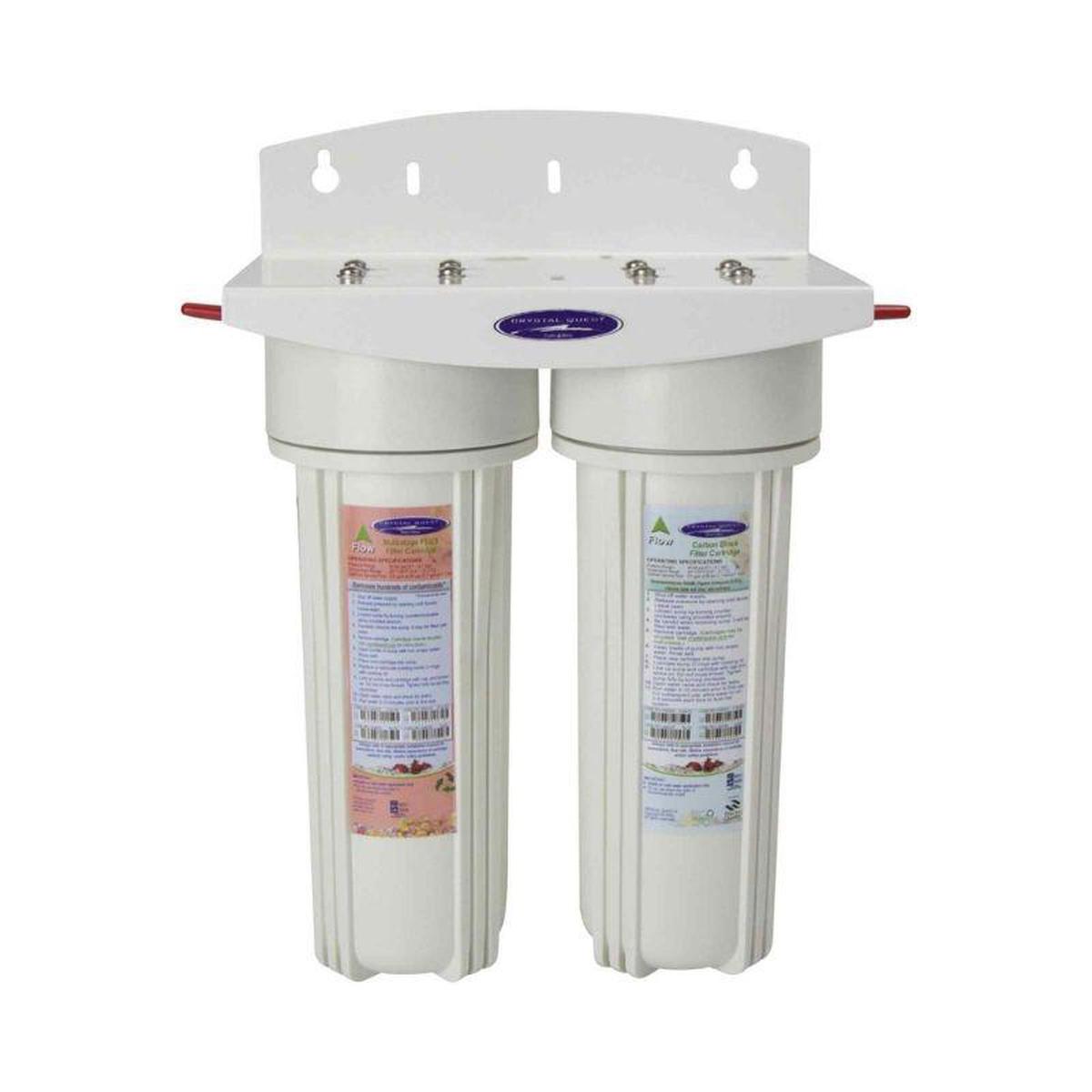 Crystal Quest Voyager Double Inline Water Filter System Front View