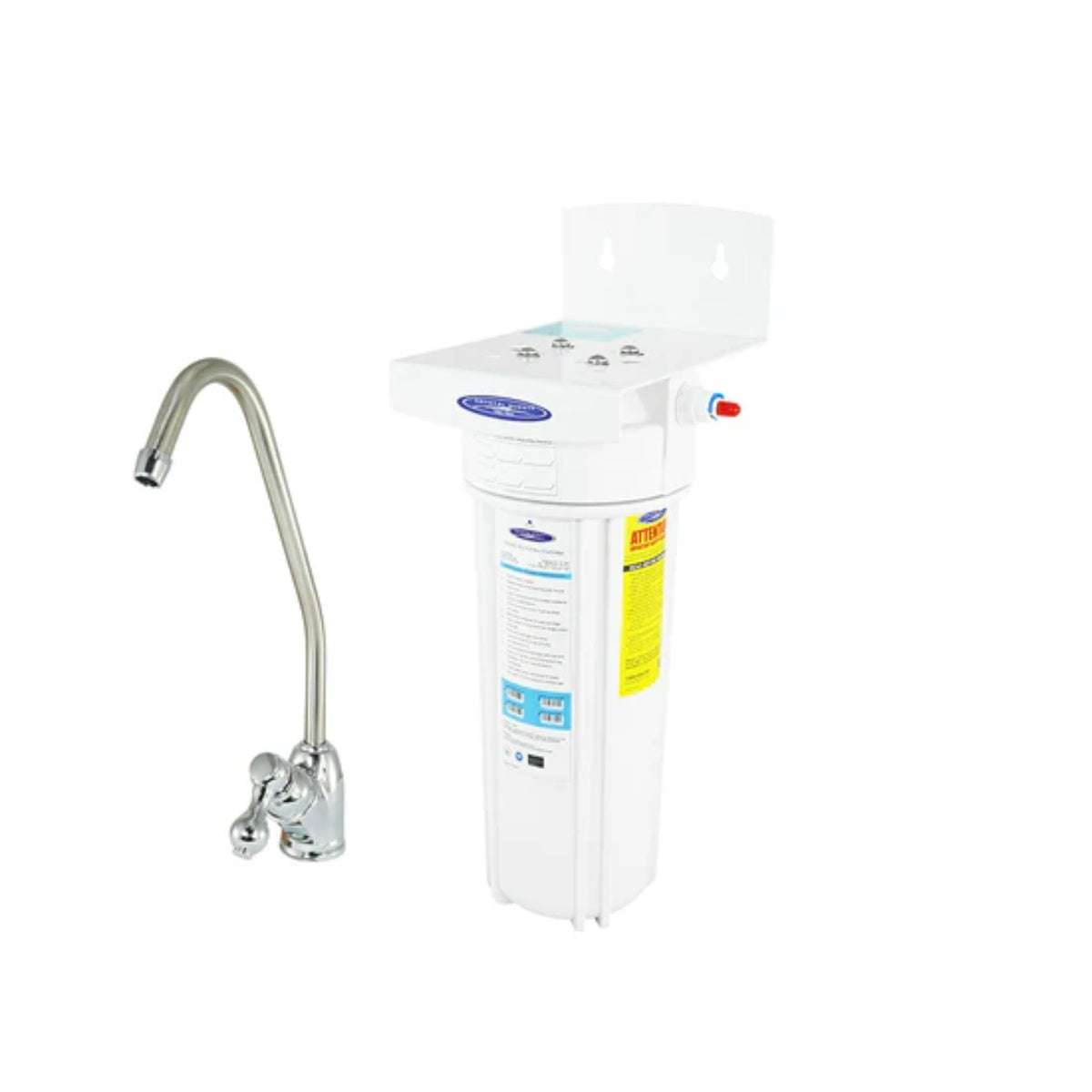 Crystal Quest Alkaline Under Sink Water Filter System Single