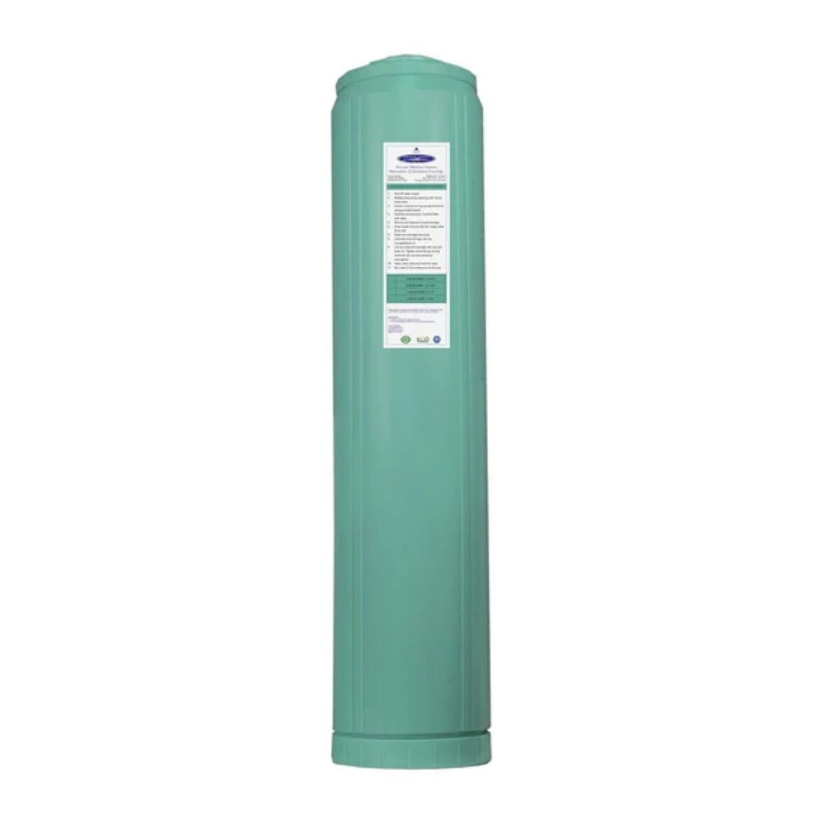 Crystal Quest Alkalize/Ionizer Mineralizer and Oxidation Cartridge 4-5/8” x 20” Shown