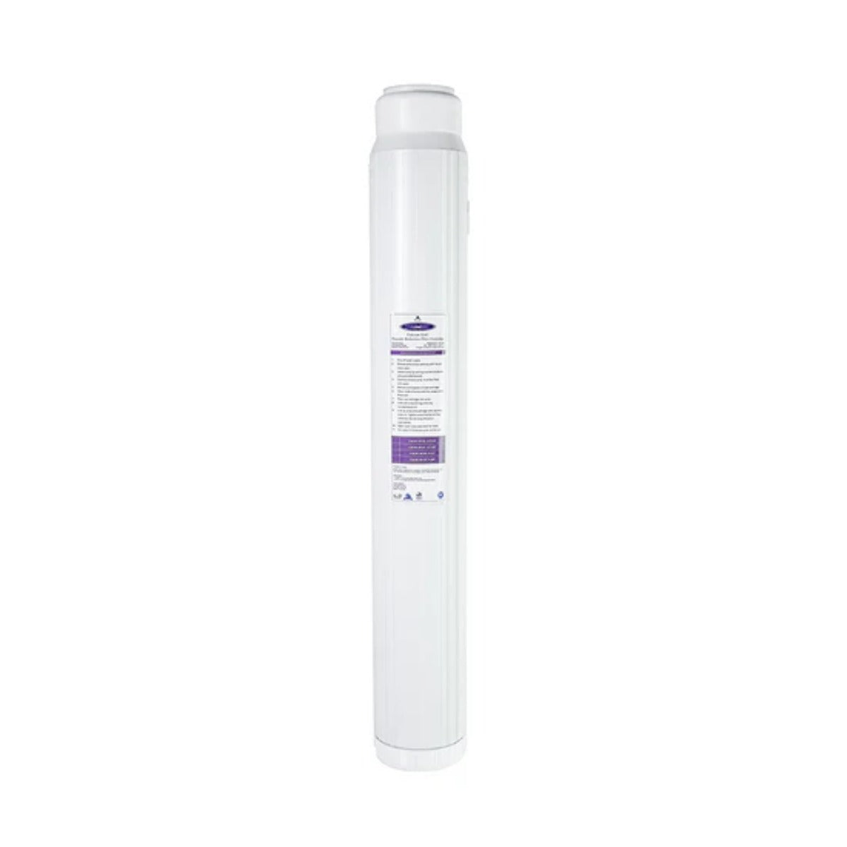 Crystal Quest Calcium GAC Fluoride Reduction Filter Cartridge  2-7/8" x 20" Shown