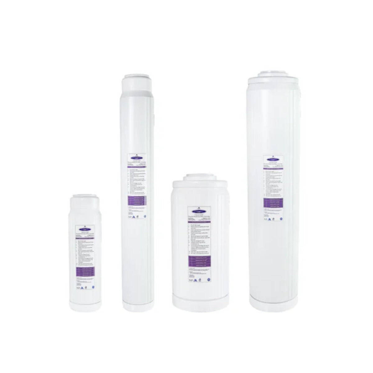 Crystal Quest Calcium GAC Fluoride Reduction Filter Cartridge All Sizes Shown