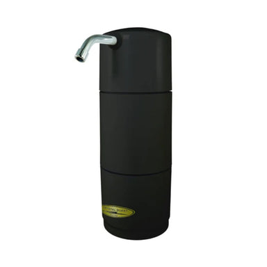 Crystal Quest Disposable Countertop Water Filter System Black