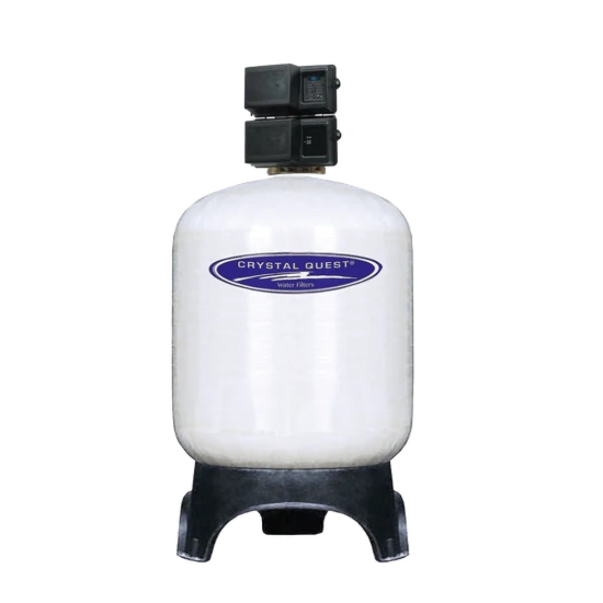 Crystal Quest Fluoride Removal Water Filtration System - 200 GPM - Automatic Control Valve - Front View