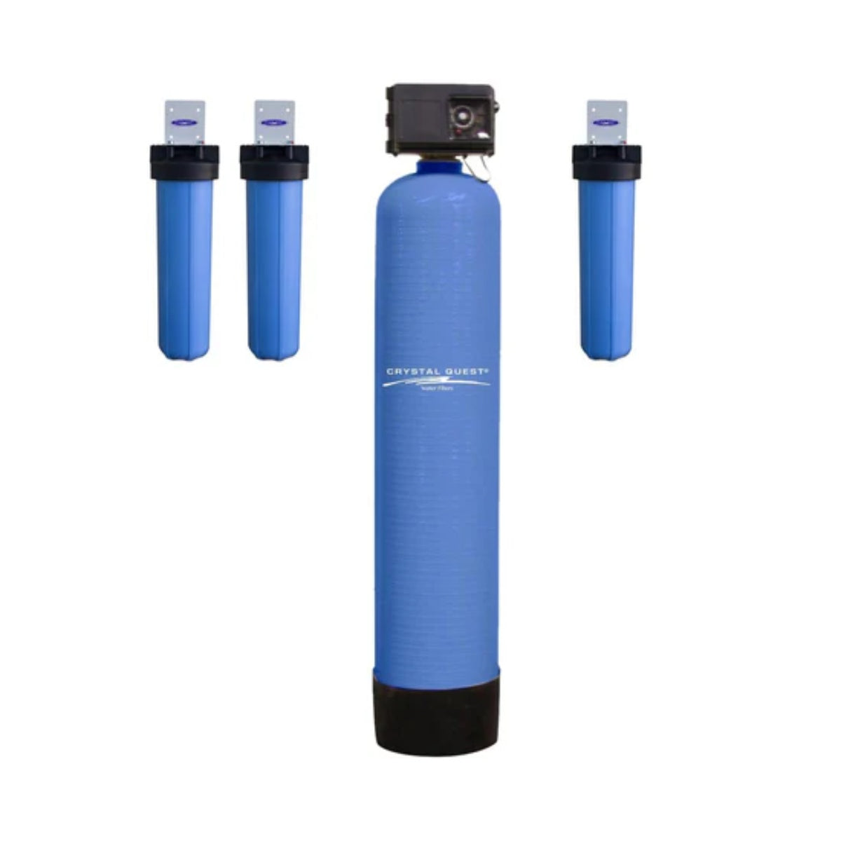 Crystal Quest High Flow Whole House Water Filter - Standalone - 15 GPM  - Eagle Media - Front View