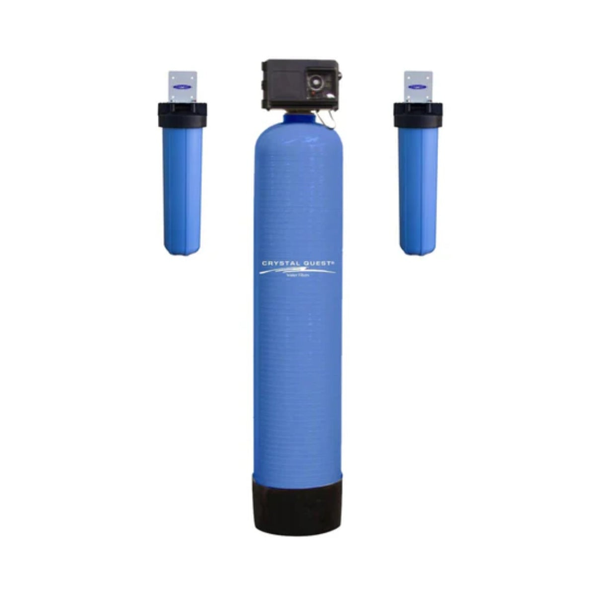 Crystal Quest High Flow Whole House Water Filter - Standalone - 15 GPM  - Smart Media - Front View