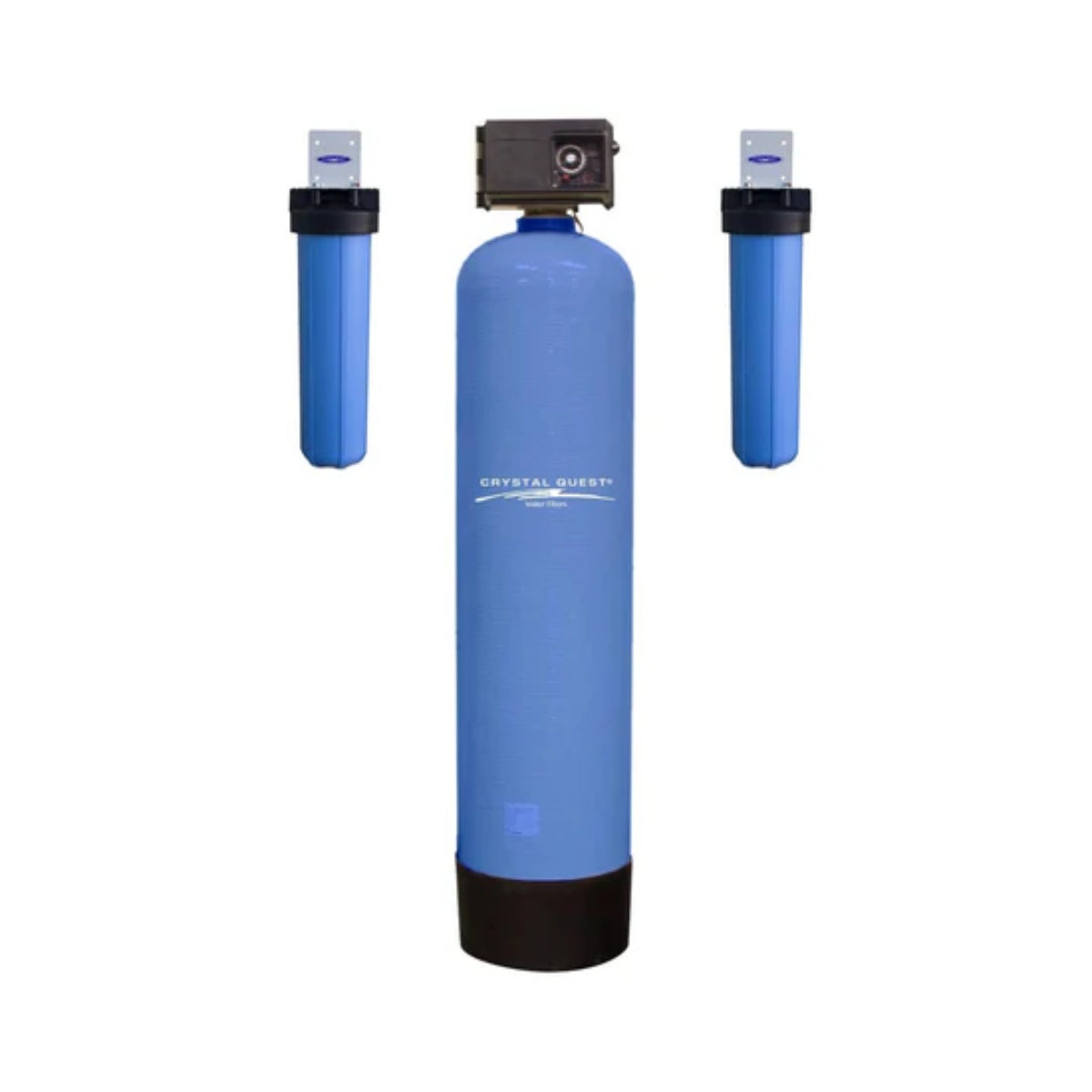 Crystal Quest High Flow Whole House Water Filter - Standalone - 20 GPM  - Smart Media - Front View