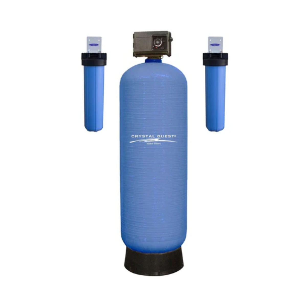 Crystal Quest High Flow Whole House Water Filter - Standalone - 35 GPM  - Smart Media - Front View
