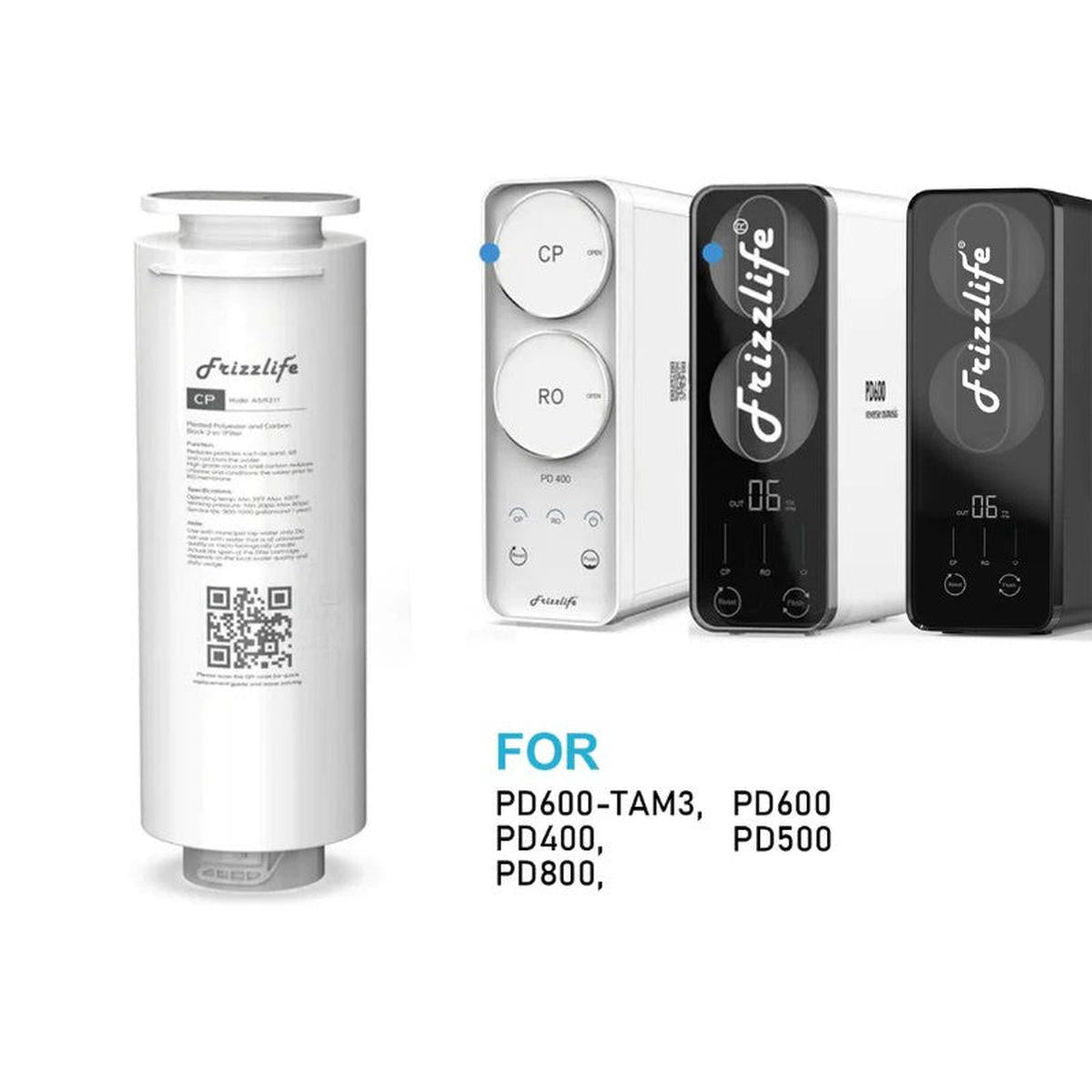 Frizzlife Cartouche filtrante de rechange ASR412-1000G RO pour PD1000-TAM4 ( 2ème niveau Frizzlife Cartouche filtrante de rechange ASR412-1000G RO pour PD1000-TAM4 ( 2ème niveau