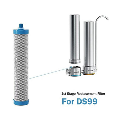 Frizzlife DSF01 Replacement Filter For DS99 & TS99 Countertop System - 1st Stage Replacement Filter for DS99 and 2nd Stage Filter for TS99